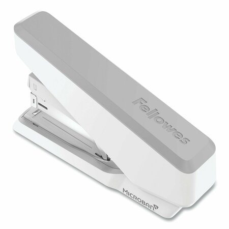 Fellowes LX870 EasyPress Stapler, 40-Sheet Capacity, Gray/White 5014501